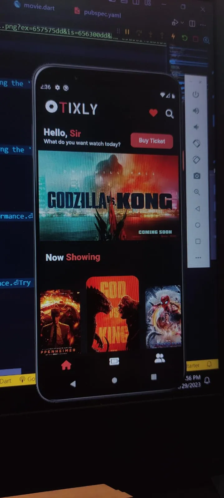 Screenshot of Tixly